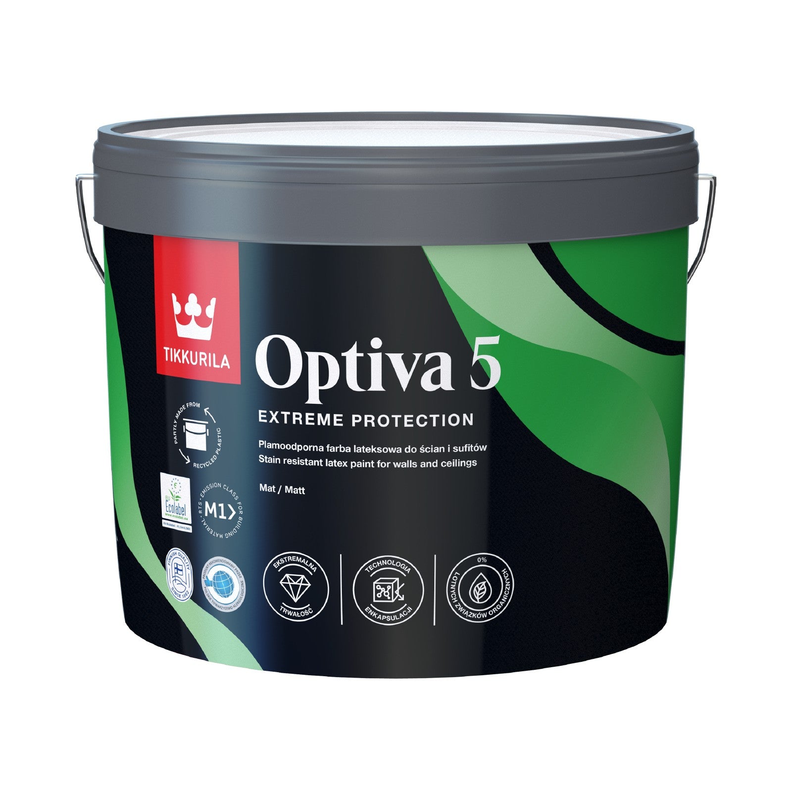 Optiva Matt High Quality Scrubbable Paint - Tinted Colour