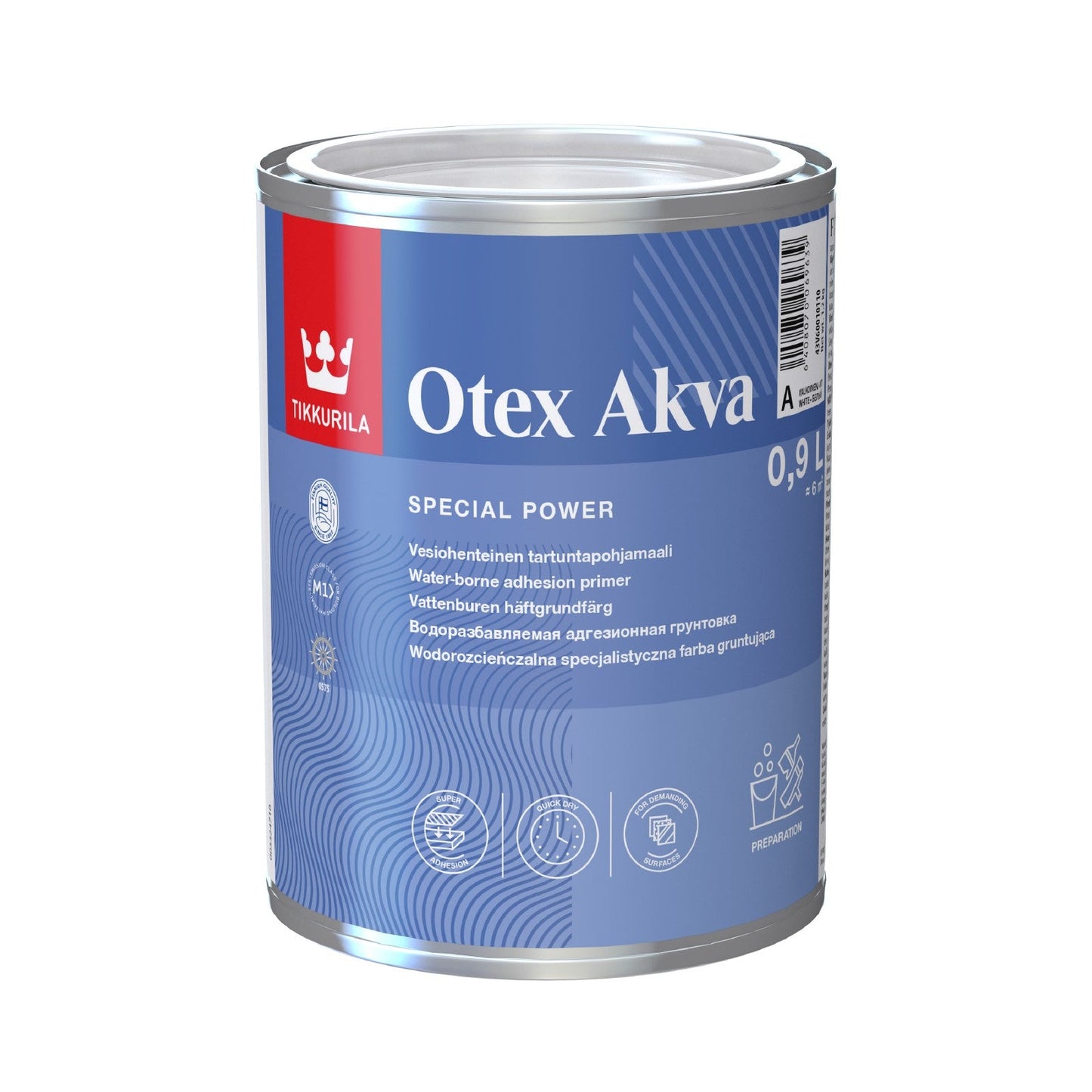 Otex Akva Waterborne Quick Drying Adhesion Primer - Tinted Colour