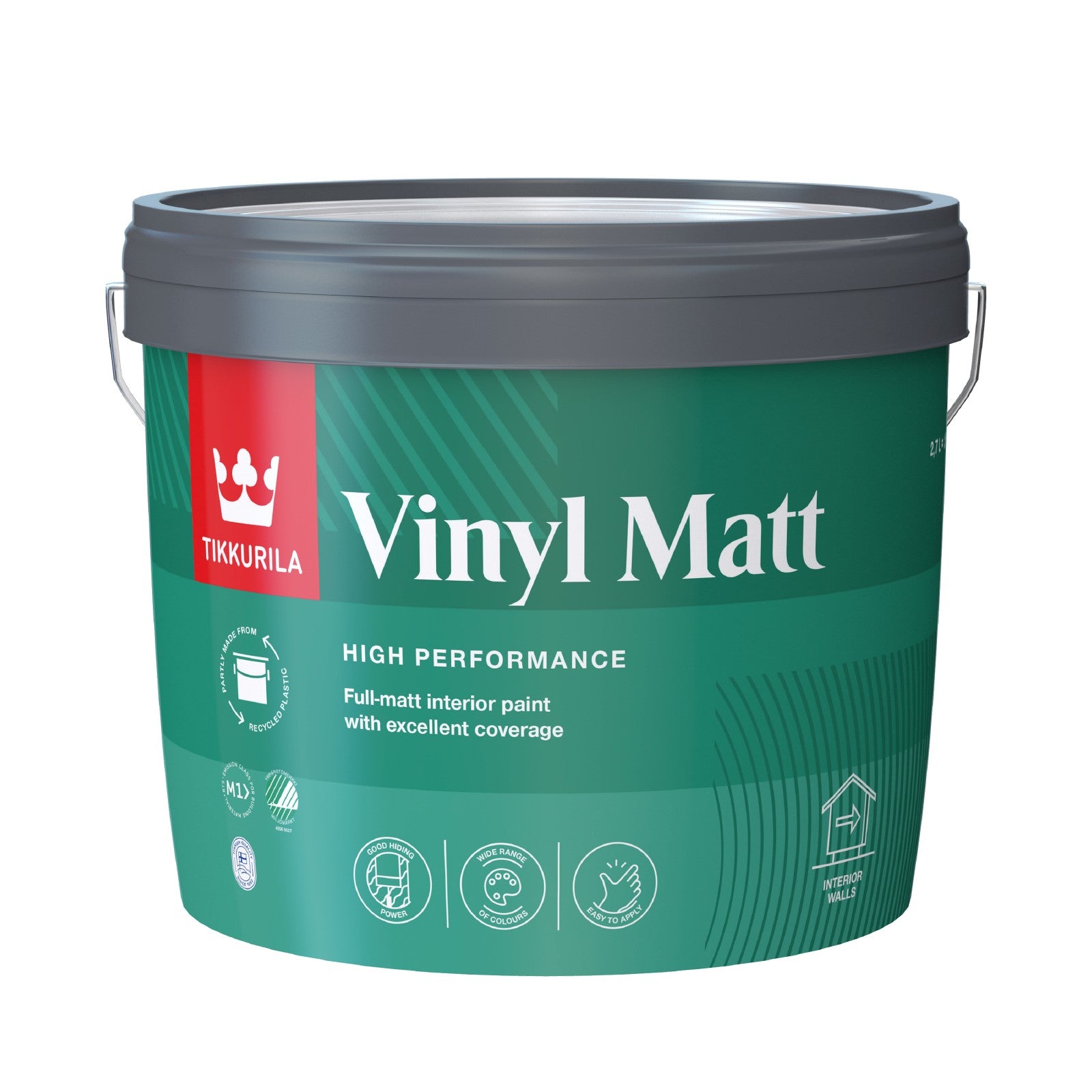 Tikkurila Vinyl Matt Water-Based Paint - Tinted Colour