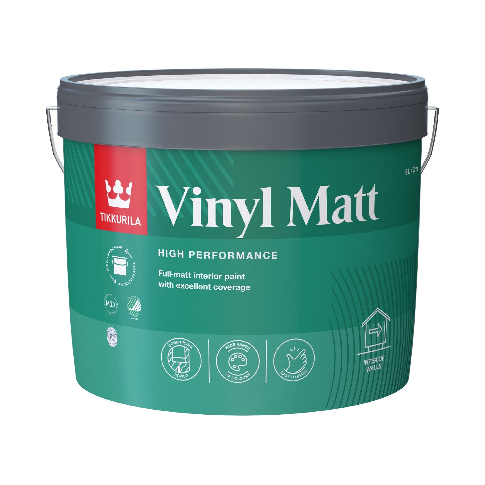 Tikkurila Vinyl Matt Water-Based Paint - Tinted Colour