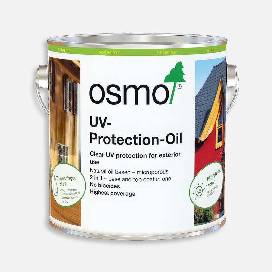 Osmo UV Protection Oil 410 Clear Satin - 2.5 Litre