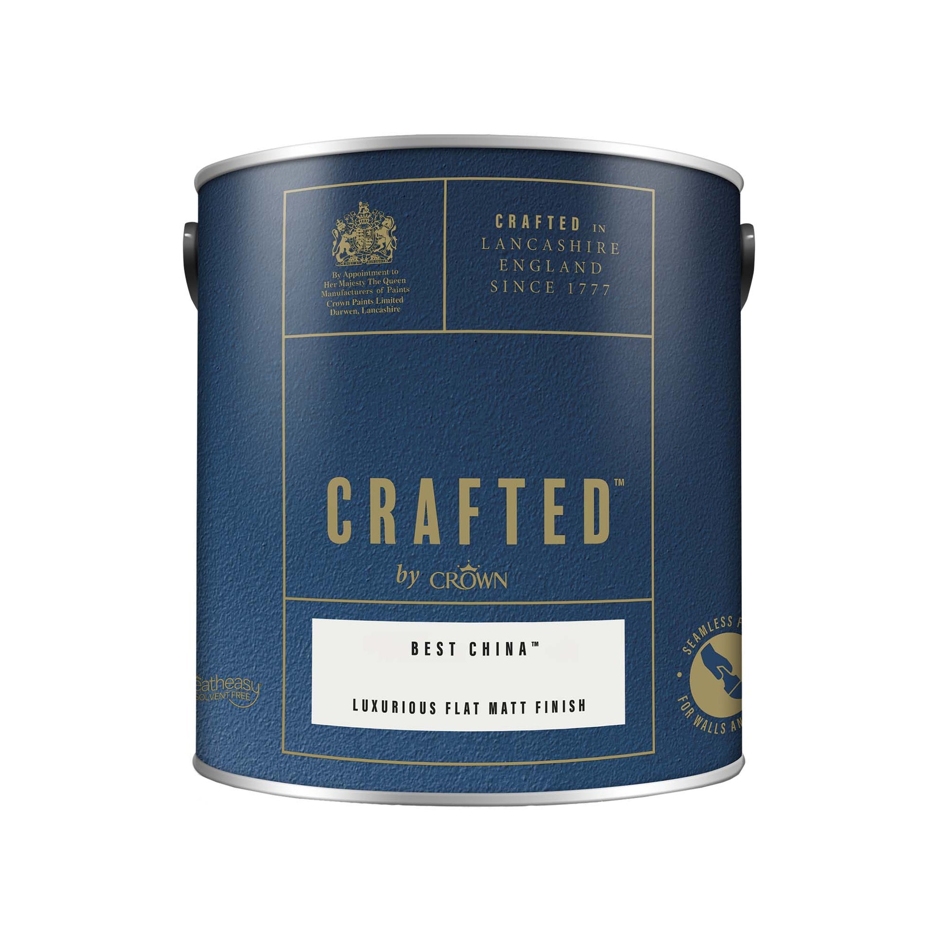 Crown Crafted Luxurious Flat Matt Finish Paint - Best China - 2.5 Litre