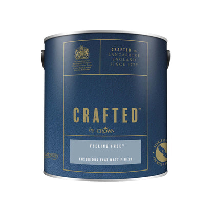 Crown Crafted Luxurious Flat Matt Finish Paint - Feeling Free - 2.5 Litre