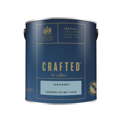 Crown Crafted Luxurious Flat Matt Finish Paint - Scrapbook - 2.5 Litre