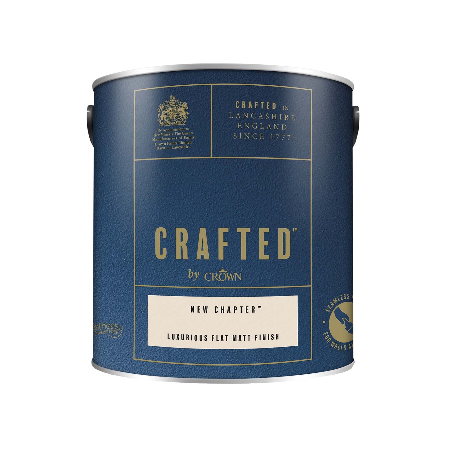 Crown Crafted Luxurious Flat Matt Finish Paint - New Chapter - 2.5 Litre