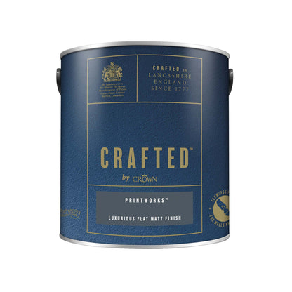 Crown Crafted Luxurious Flat Matt Finish Paint - Printworks - 2.5 Litre