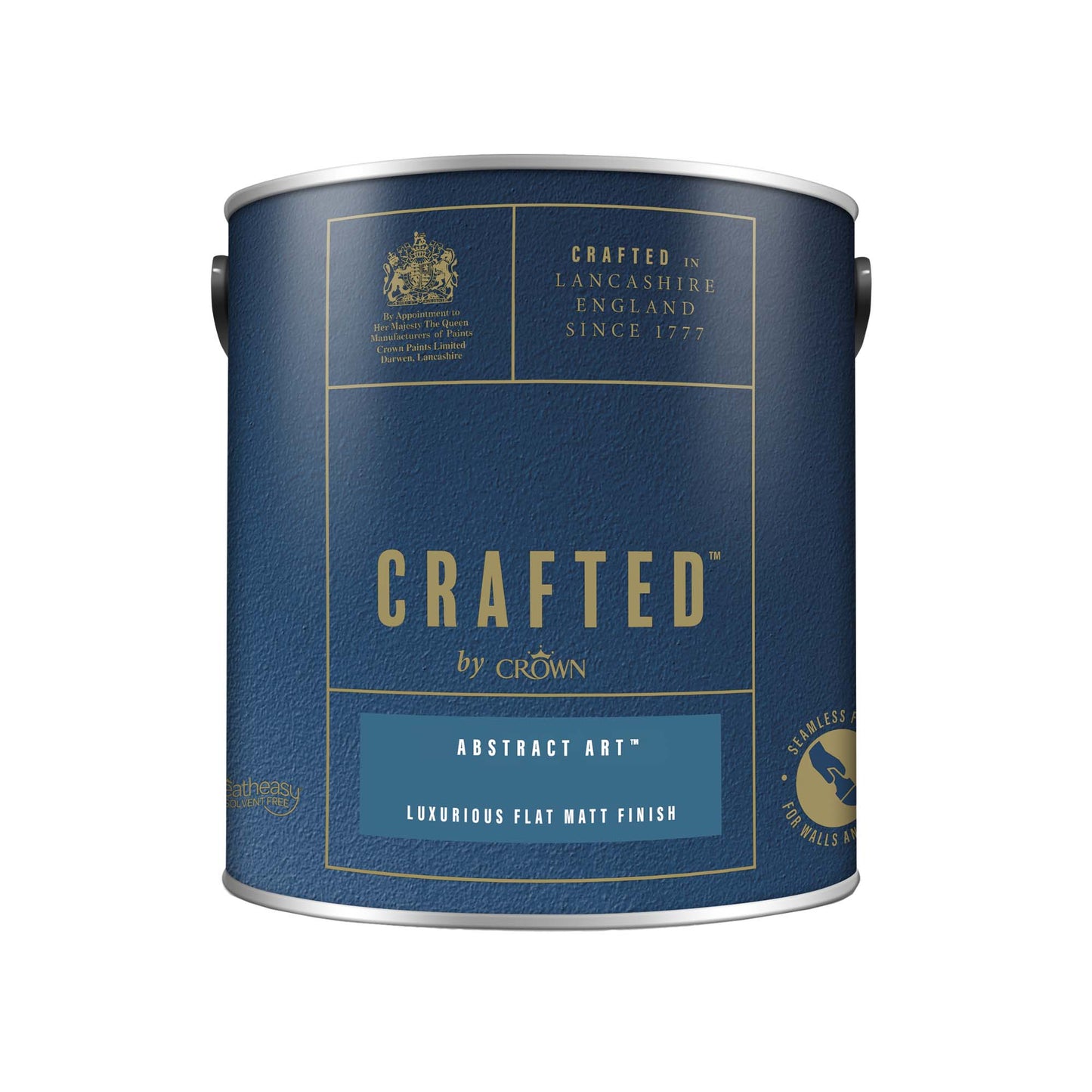 Crown Crafted Luxurious Flat Matt Finish Paint - Abstract Art - 2.5 Litre