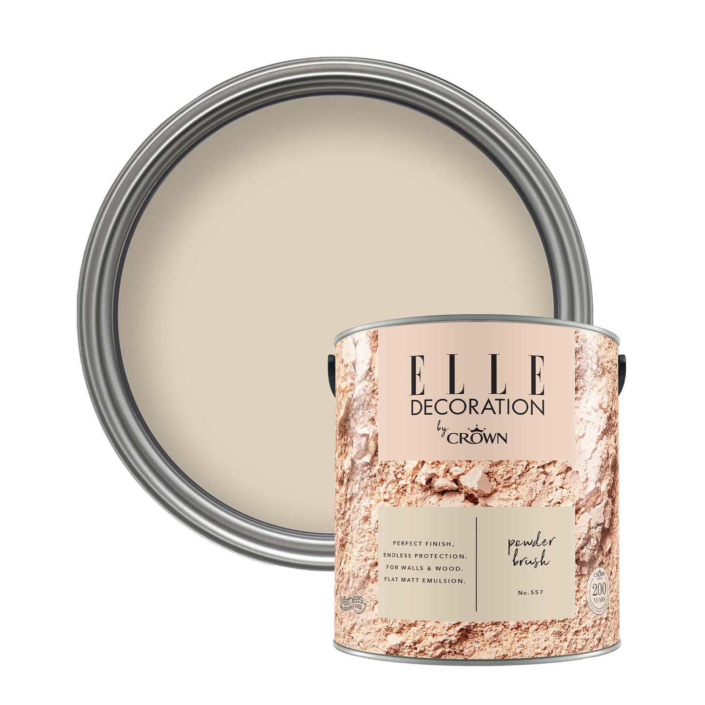 Crown Retail Elle Decoration Flat Matt - Powder Brush