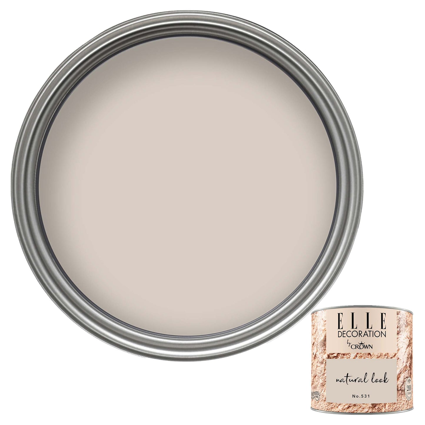 Crown Retail Elle Decoration Flat Matt - Natural Look