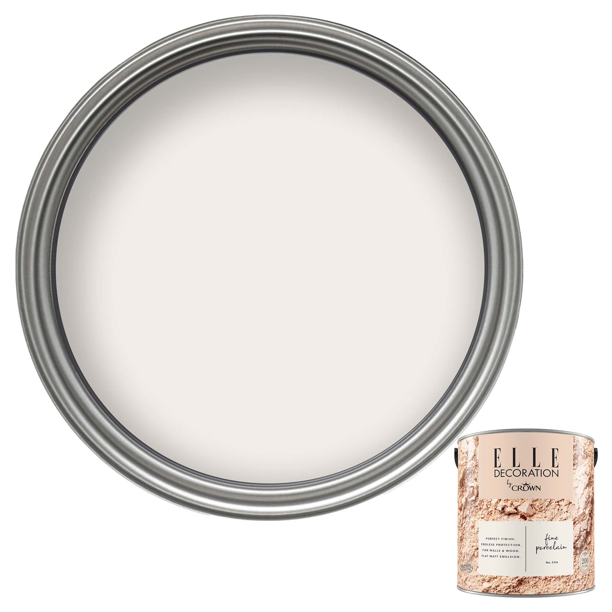 Crown Retail Elle Decoration Flat Matt - Fine Porcelain