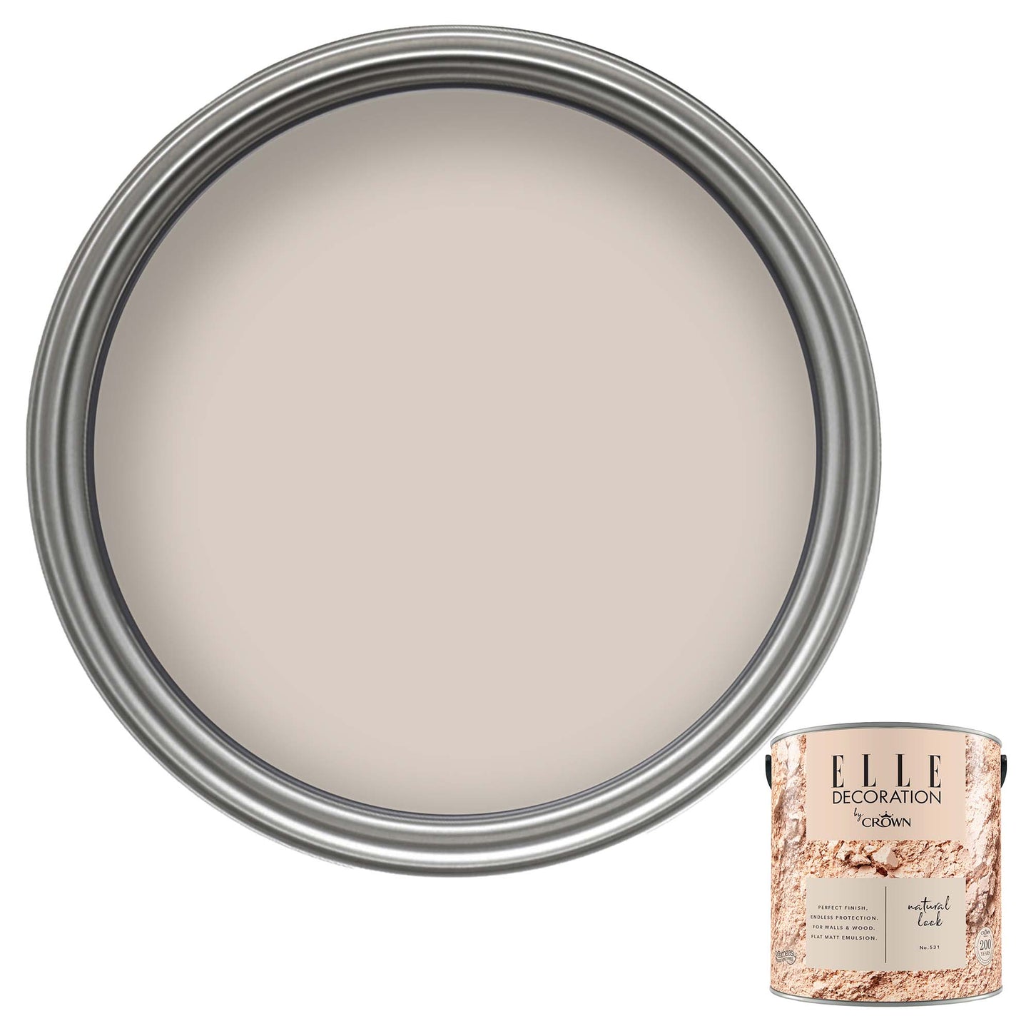 Crown Retail Elle Decoration Flat Matt - Natural Look