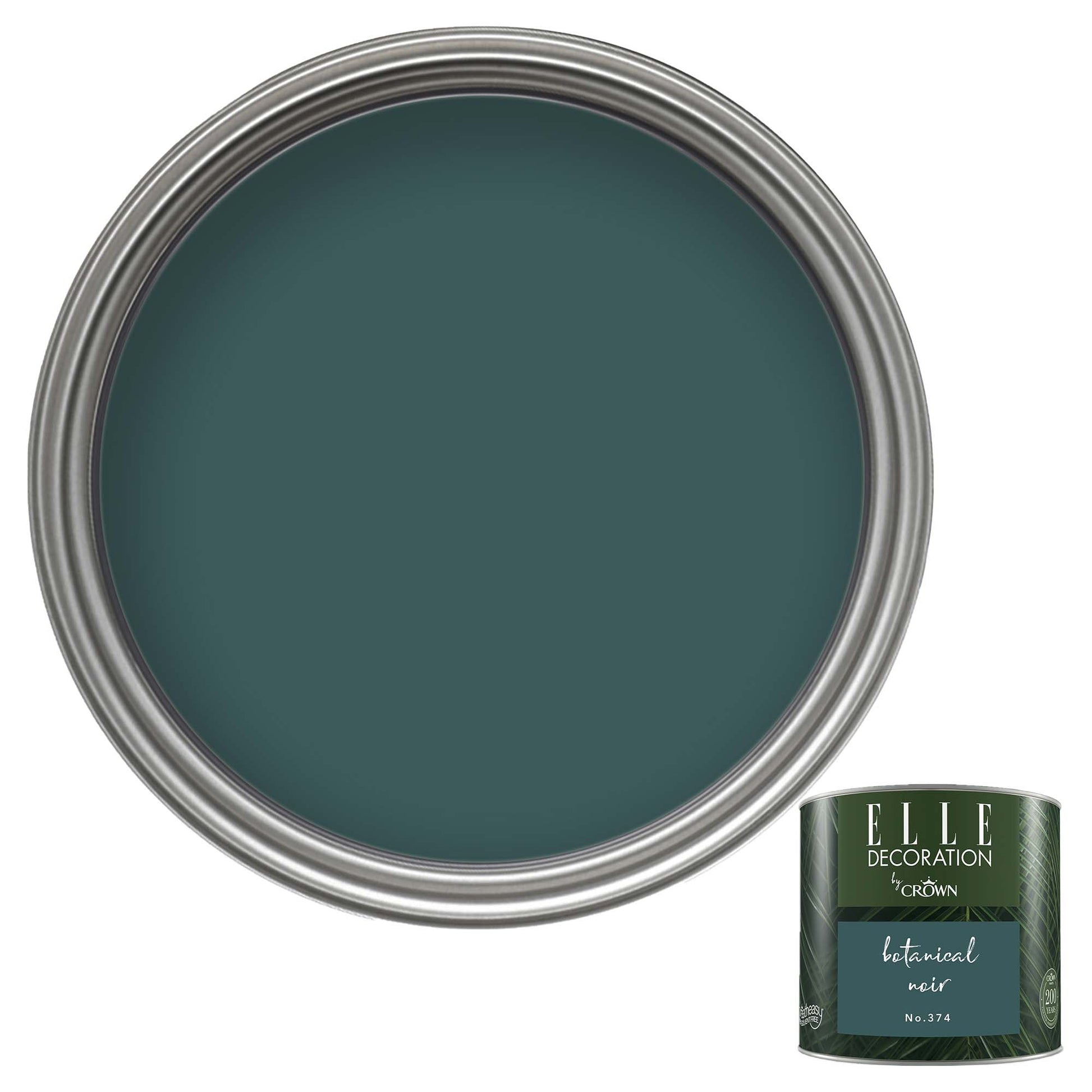 Crown Retail Elle Decoration Flat Matt - Botanical Noir