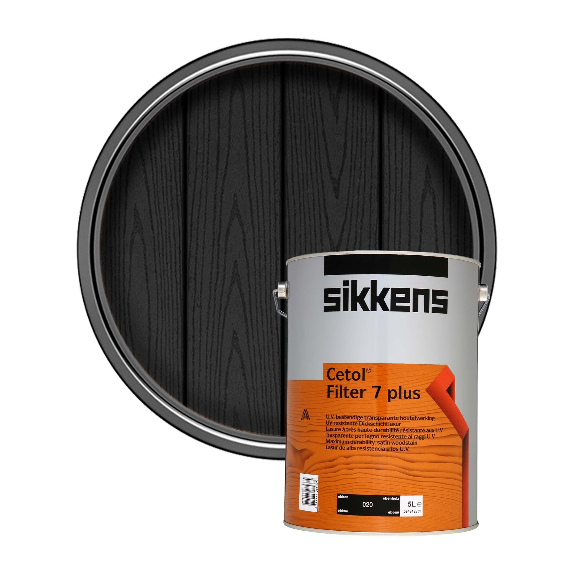 Sikkens Cetol Filter 7 Plus 020 - Ebony