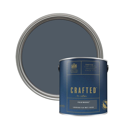 Crown Crafted Luxurious Flat Matt Finish Paint - Printworks - 2.5 Litre