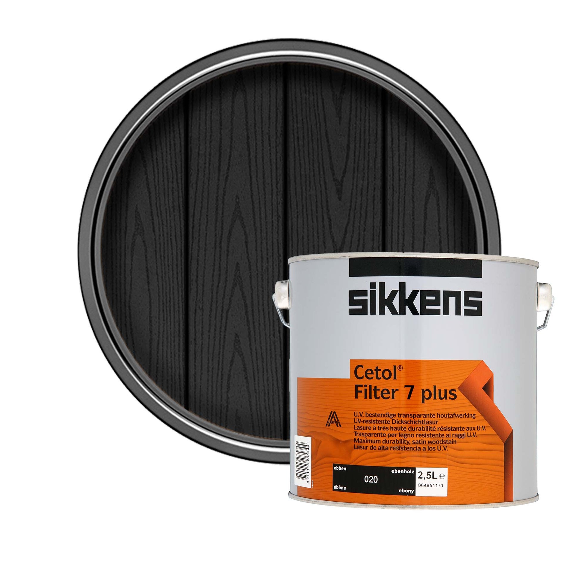 Sikkens Cetol Filter 7 Plus 020 - Ebony