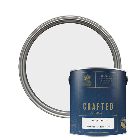 Crown Crafted Luxurious Flat Matt Finish Paint - Gallery Wall - 2.5 Litre