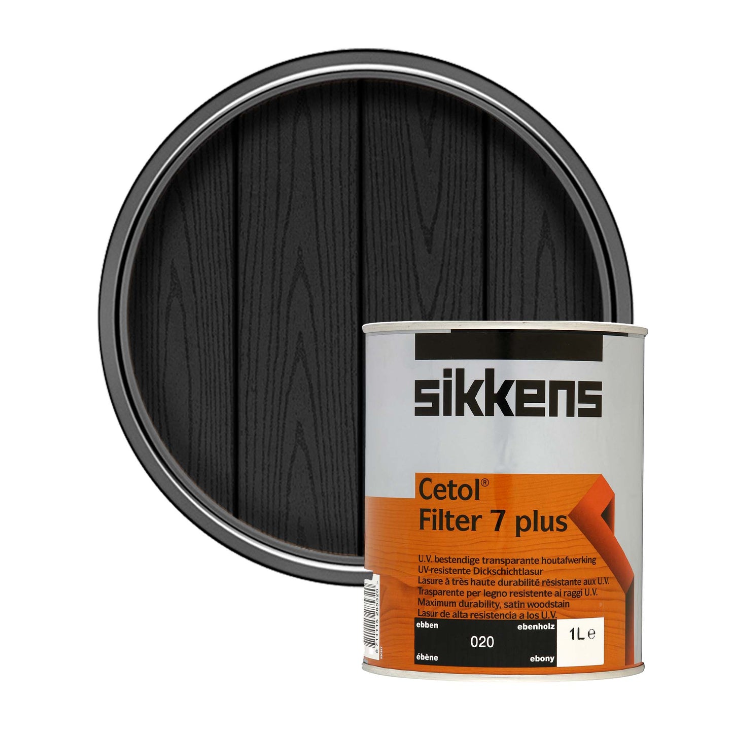 Sikkens Cetol Filter 7 Plus 020 - Ebony