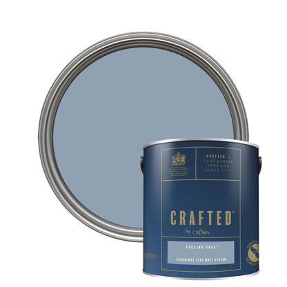 Crown Crafted Luxurious Flat Matt Finish Paint - Feeling Free - 2.5 Litre