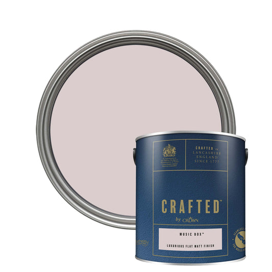 Crown Crafted Luxurious Flat Matt Finish Paint - Music Box - 2.5 Litre