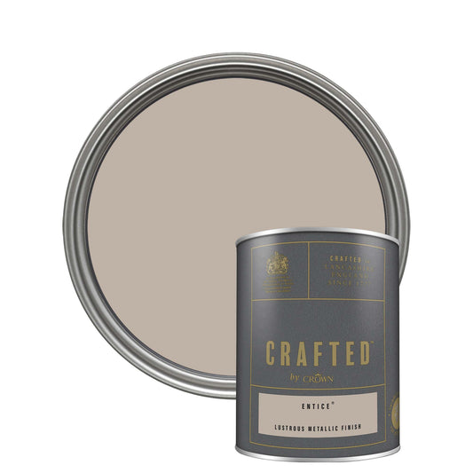 Crown Crafted Lustrous Metallic Finish Paint - Entice - 1.25 Litre