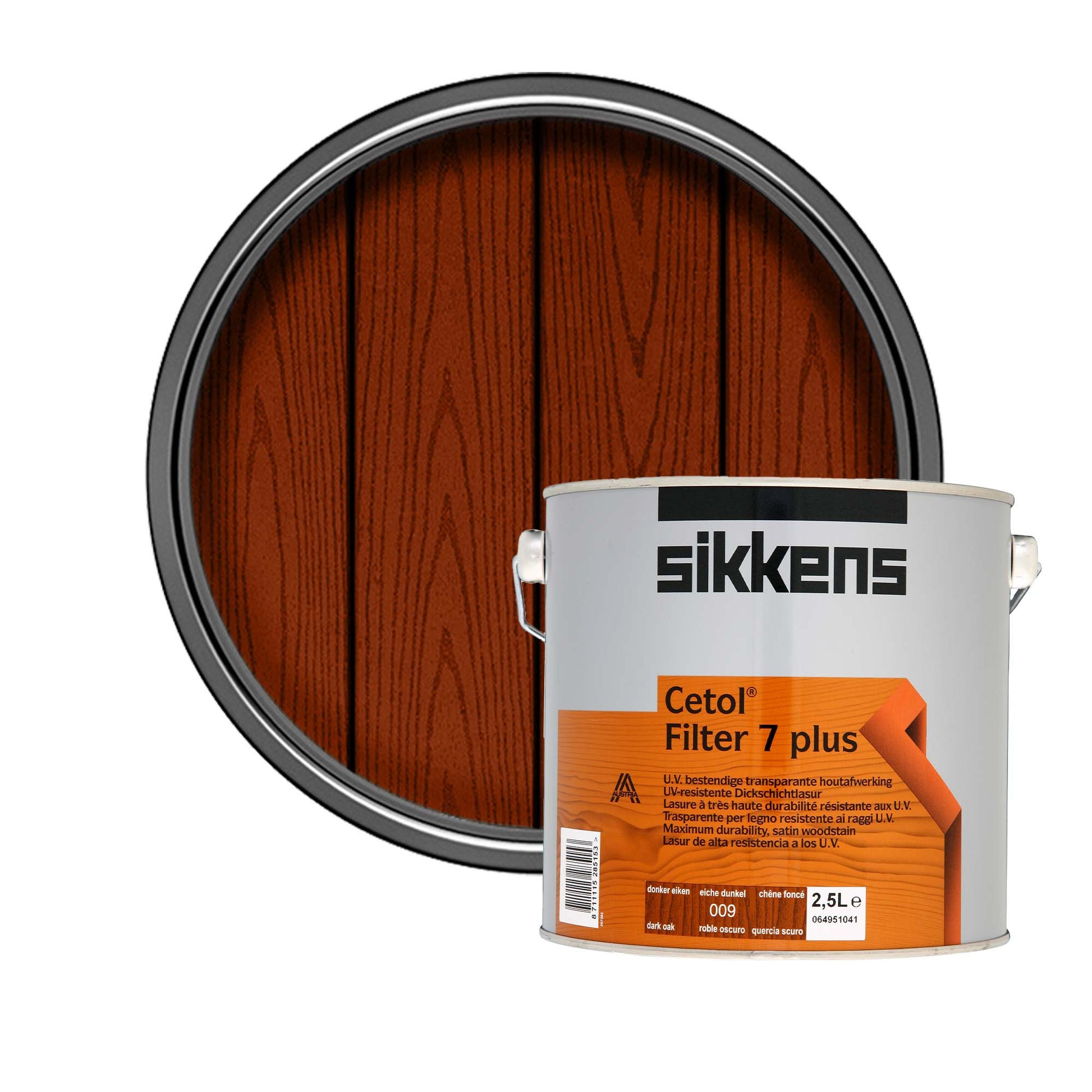 Sikkens Cetol Filter 7 Plus 009 - Dark Oak