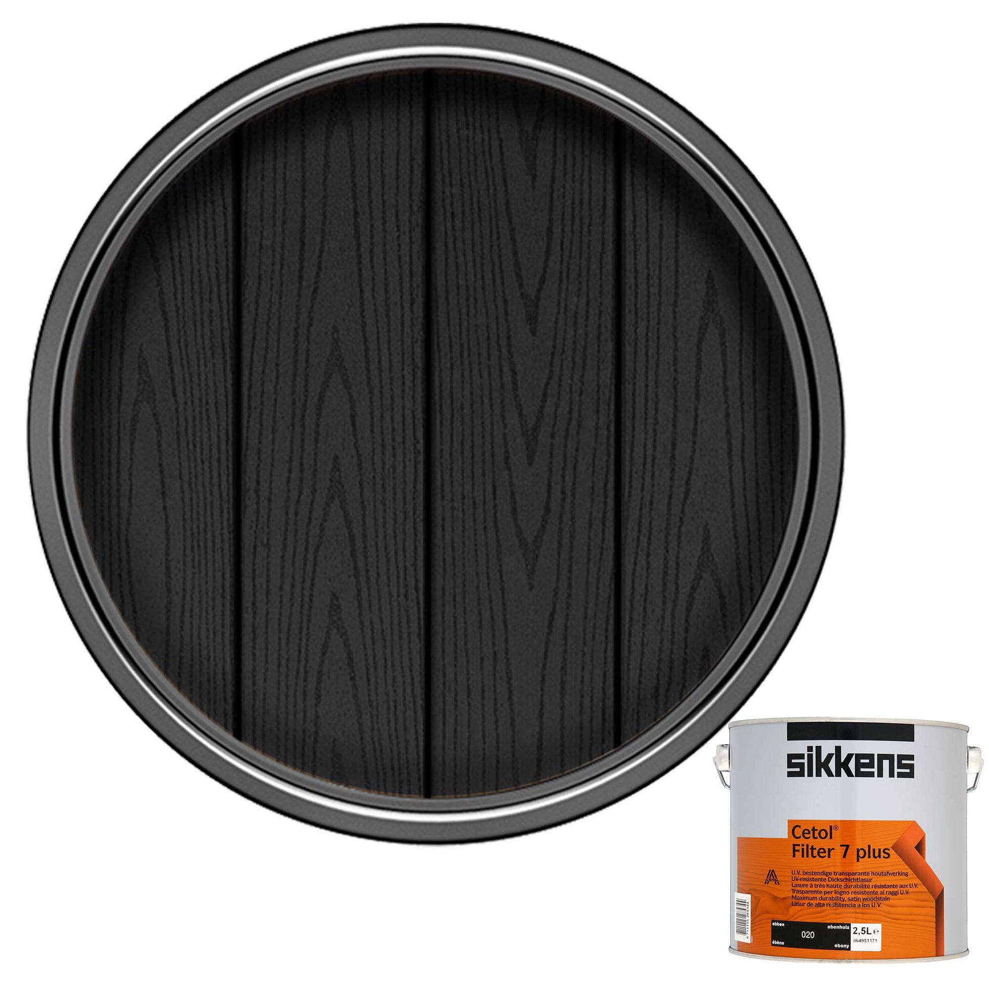 Sikkens Cetol Filter 7 Plus 020 - Ebony