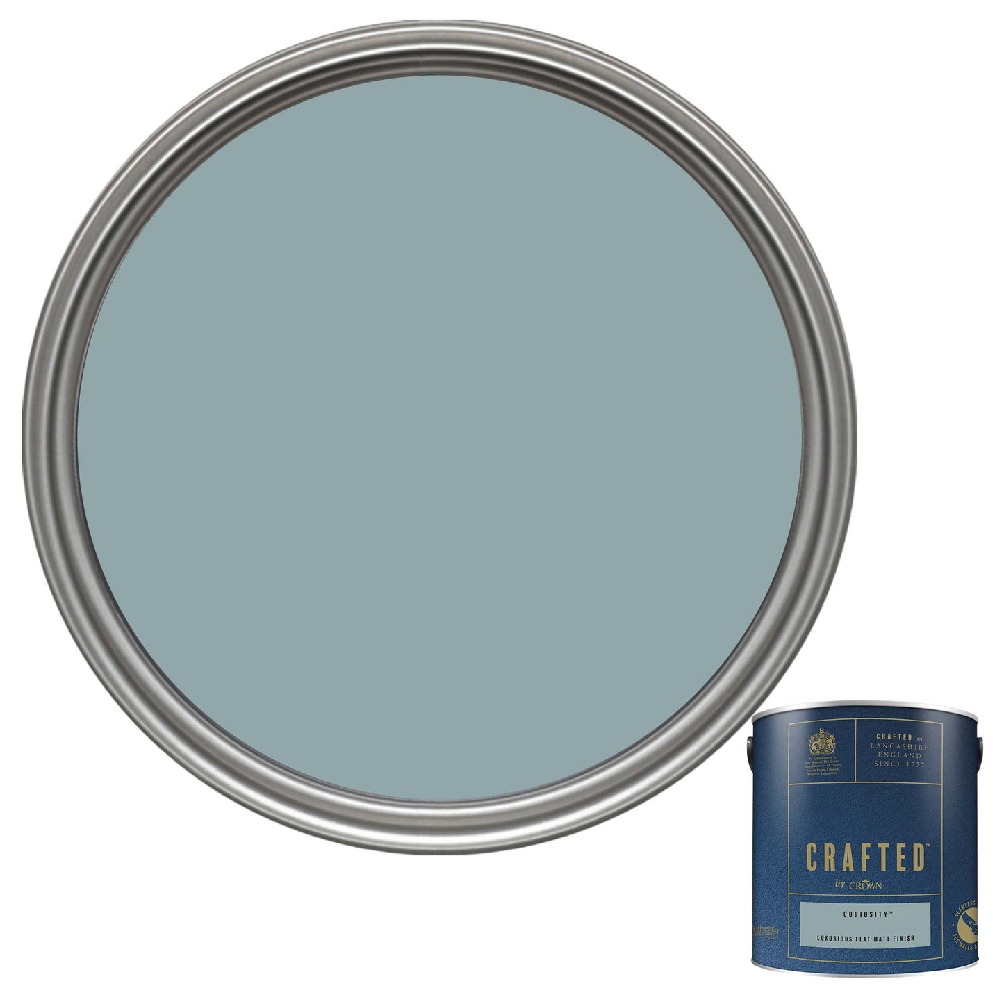 Crown Crafted Luxurious Flat Matt Finish Paint - Curiosity - 2.5 Litre