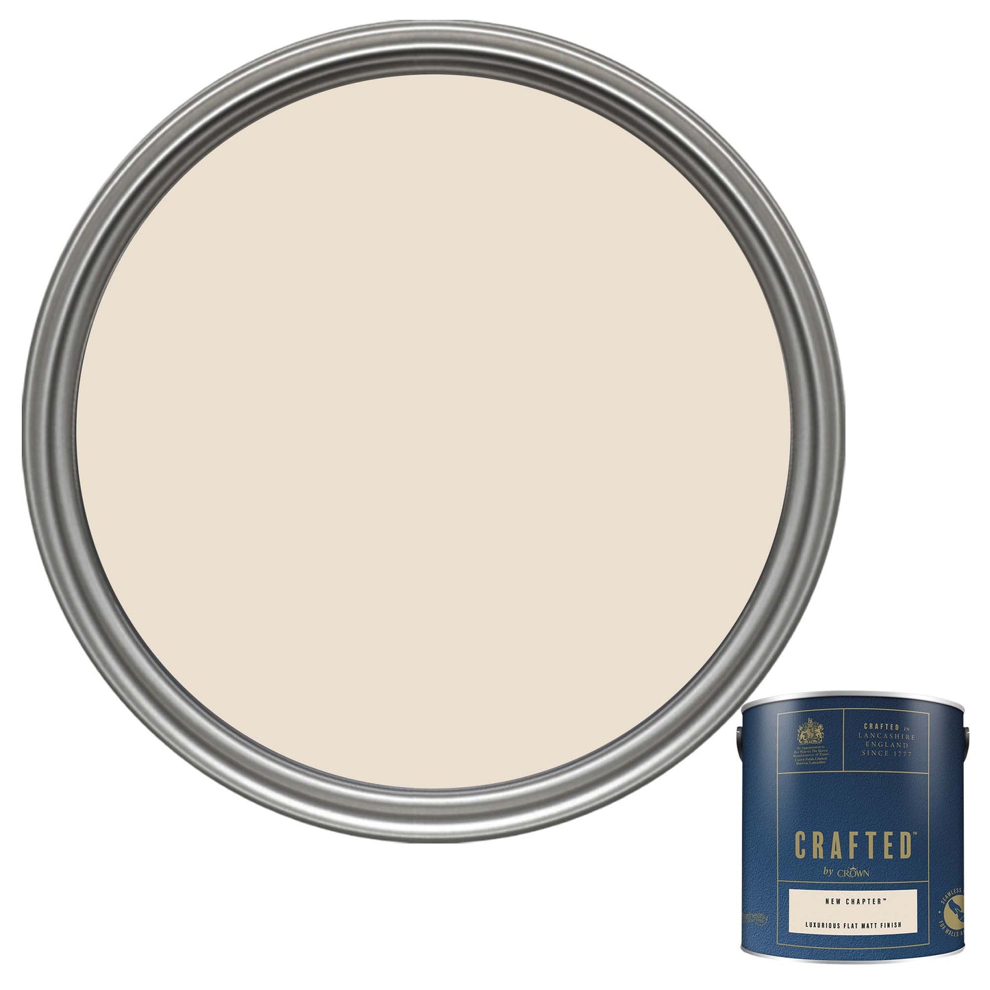 Crown Crafted Luxurious Flat Matt Finish Paint - New Chapter - 2.5 Litre