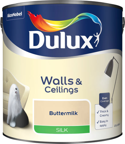 Dulux Silk Paint - Buttermilk - 2.5 Litre