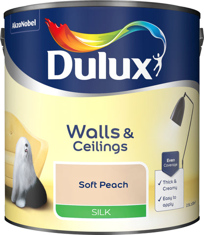 Dulux Silk Paint - Soft Peach - 2.5 Litre