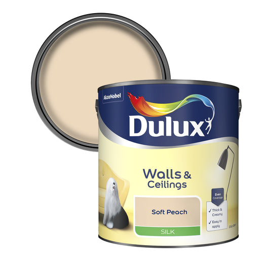 Dulux Silk Paint - Soft Peach - 2.5 Litre