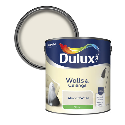 Dulux Silk Paint - Almond White - 2.5 Litre