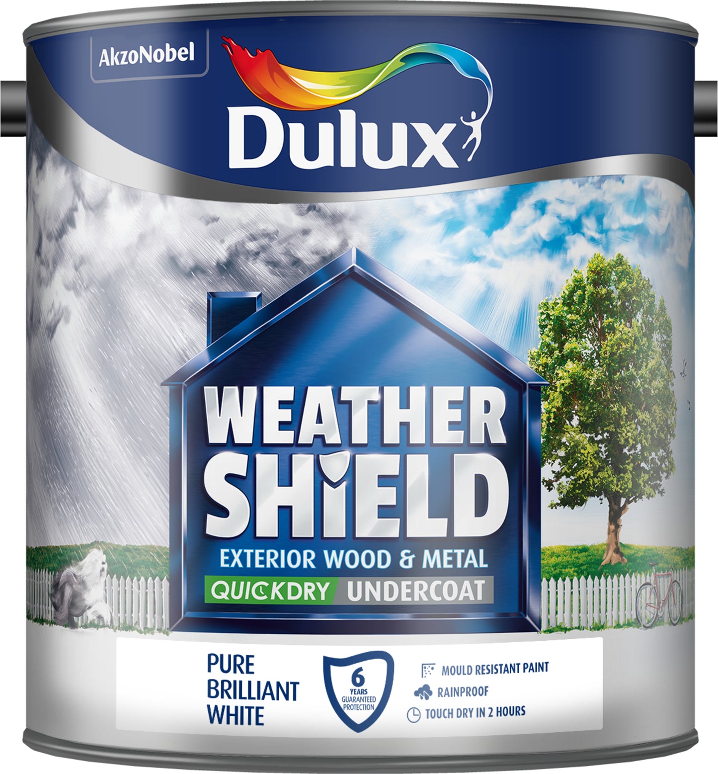 Dulux Weathershield Quick Dry Undercoat - Pure Brilliant White