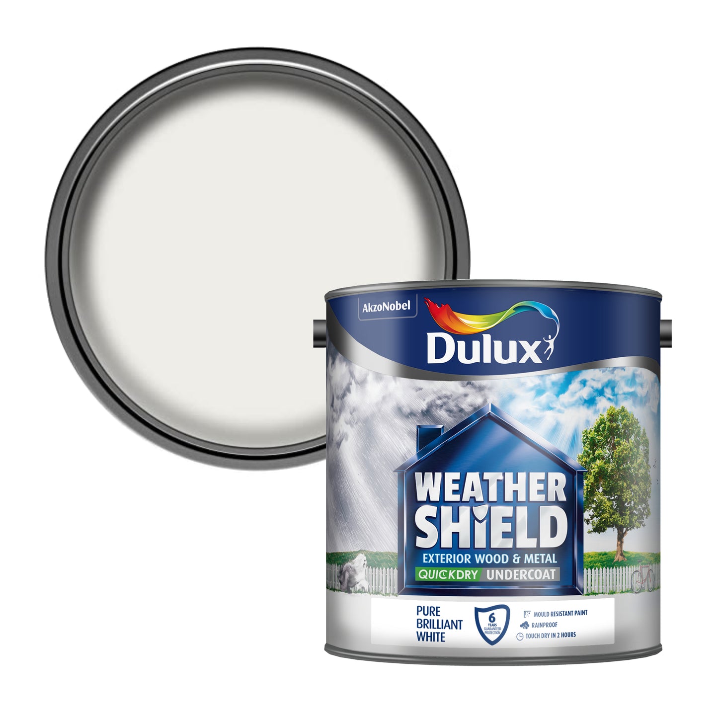 Dulux Weathershield Quick Dry Undercoat - Pure Brilliant White