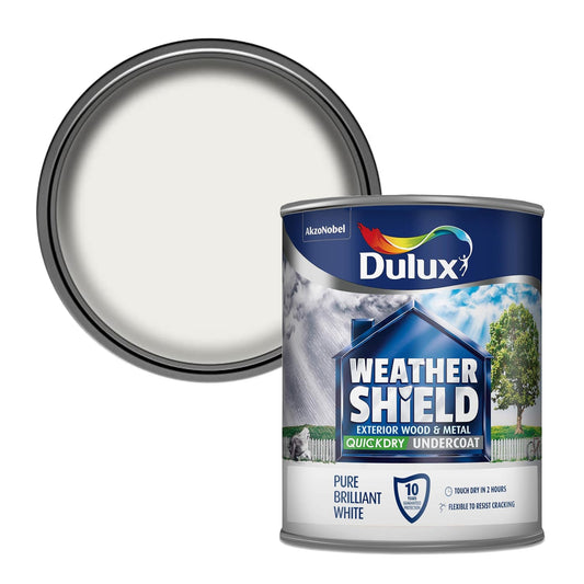 Dulux Weathershield Quick Dry Undercoat - Pure Brilliant White