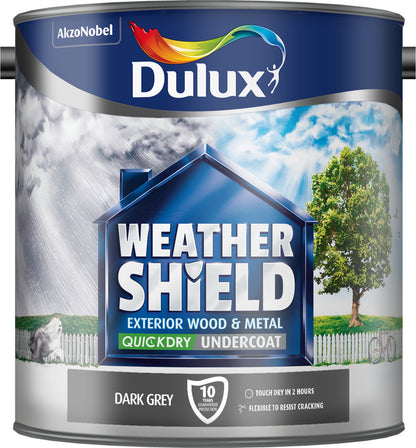 Dulux Weathershield Quick Dry Undercoat - Dark Grey