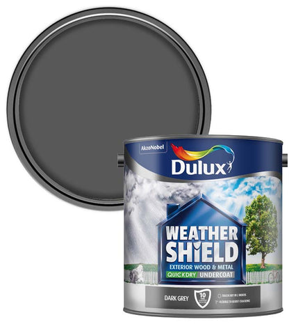 Dulux Weathershield Quick Dry Undercoat - Dark Grey