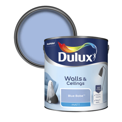 Dulux Matt Paint - Blue Babe - 2.5 Litre