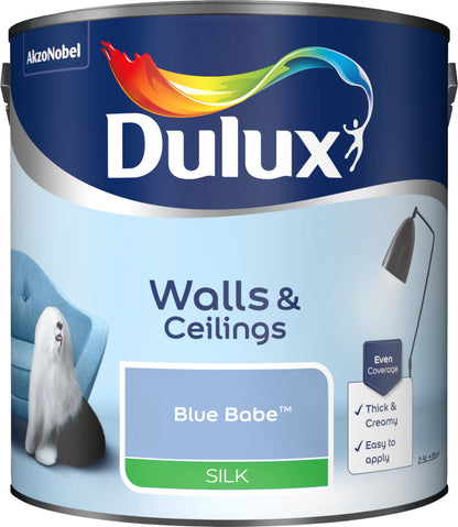 Dulux Silk Paint - Blue Babe - 2.5 Litre