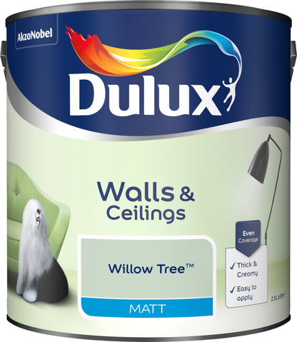 Dulux Matt Paint - Willow Tree - 2.5 Litre