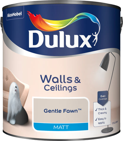 Dulux Matt Paint - Gentle Fawn - 2.5 Litre