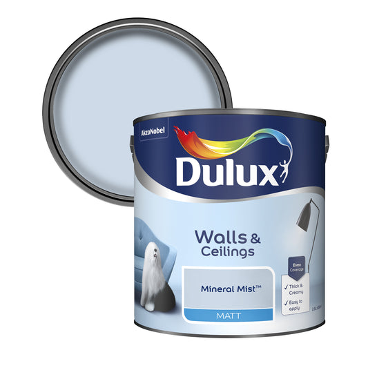 Dulux Matt Paint - Mineral Mist - 2.5 Litre