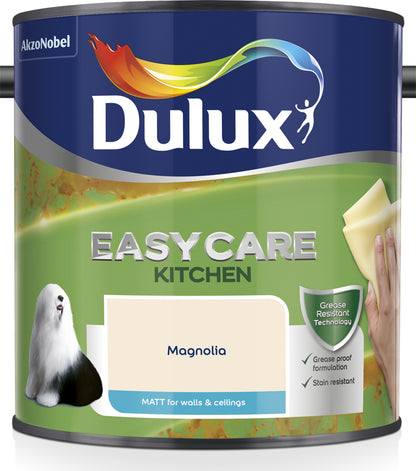 Dulux Easycare Kitchen Matt Paint - Magnolia - 2.5 Litre