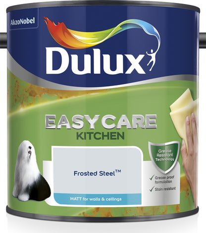 Dulux Easycare Kitchen Matt Paint - Frosted Steel - 2.5 Litre