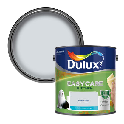 Dulux Easycare Kitchen Matt Paint - Frosted Steel - 2.5 Litre