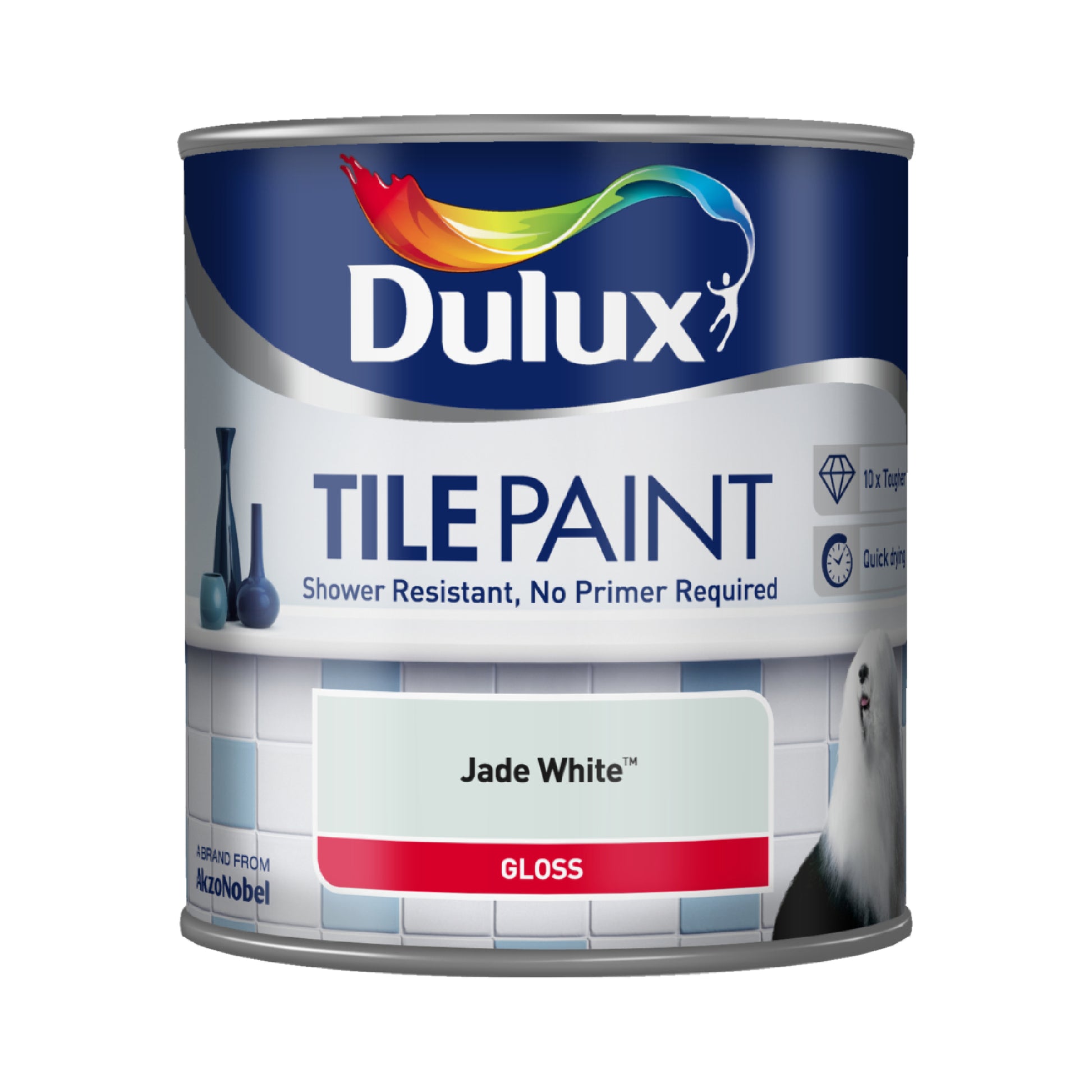 Dulux Tile Paint - Jade White - 600ml