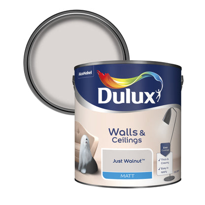 Dulux Matt Paint - Just Walnut - 2.5 Litre