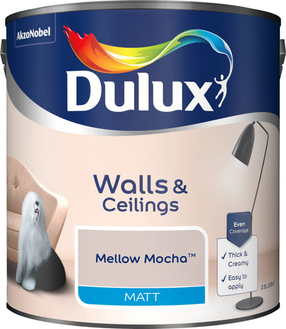 Dulux Matt Paint - Mellow Mocha - 2.5 Litre