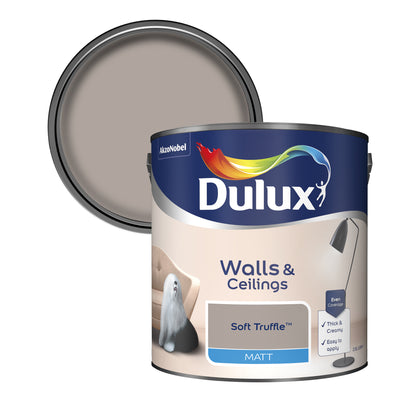 Dulux Matt Paint - Soft Truffle - 2.5 Litre