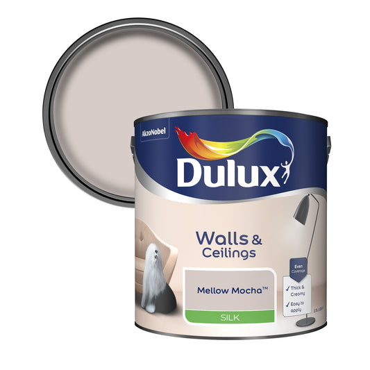 Dulux Silk Paint - Mellow Mocha - 2.5 Litre